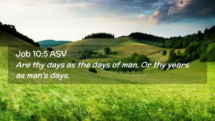 Picture 02 - Job 10:5 ASV Desktop Wallpaper - Are thy days as the days of man, Or thy years as - Desktop Bible Verse Wallpaper
