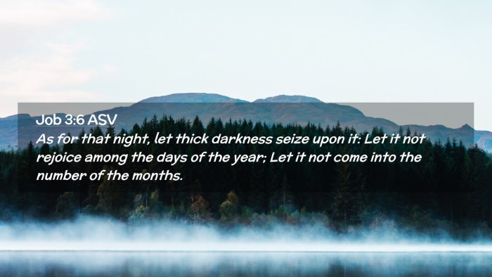 Picture 02 - Job 3:6 ASV Desktop Wallpaper - As for that night, let thick darkness seize upon - Desktop Bible Verse Wallpaper