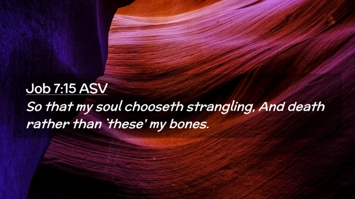 Picture 02 - Job 7:15 ASV Desktop Wallpaper - So that my soul chooseth strangling, And death - Desktop Bible Verse Wallpaper