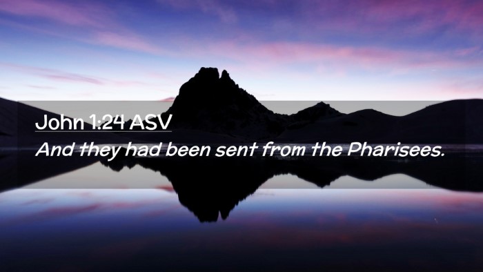 Picture 02 - John 1:24 ASV Desktop Wallpaper - And they had been sent from the - Desktop Bible Verse Wallpaper