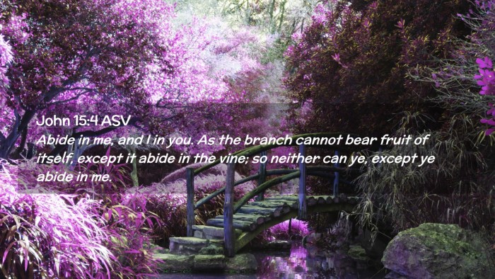 Picture 02 - John 15:4 ASV Desktop Wallpaper - Abide in me, and I in you. As the branch cannot - Desktop Bible Verse Wallpaper