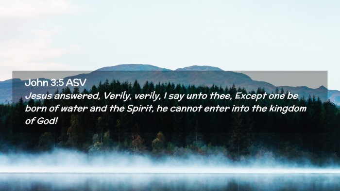 Picture 02 - John 3:5 ASV Desktop Wallpaper - Jesus answered, Verily, verily, I say unto thee, - Desktop Bible Verse Wallpaper