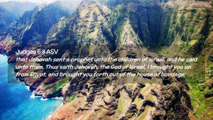 Picture 02 - Judges 6:8 ASV Desktop Wallpaper - that Jehovah sent a prophet unto the children of - Desktop Bible Verse Wallpaper