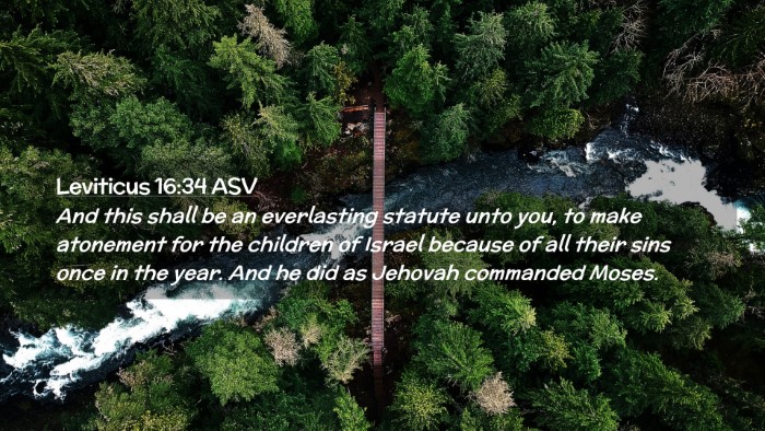 Picture 02 - Leviticus 16:34 ASV Desktop Wallpaper - And this shall be an everlasting statute unto - Desktop Bible Verse Wallpaper