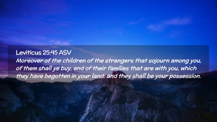 Picture 02 - Leviticus 25:45 ASV Desktop Wallpaper - Moreover of the children of the strangers that - Desktop Bible Verse Wallpaper