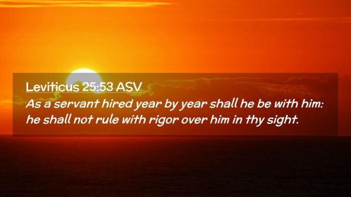 Picture 02 - Leviticus 25:53 ASV Desktop Wallpaper - As a servant hired year by year shall he be with - Desktop Bible Verse Wallpaper