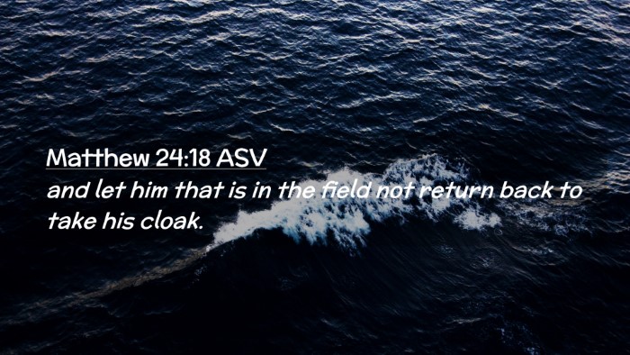 Picture 02 - Matthew 24:18 ASV Desktop Wallpaper - and let him that is in the field not return back - Desktop Bible Verse Wallpaper