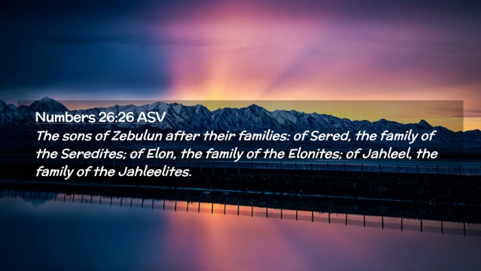Picture 02 - Numbers 26:26 ASV Desktop Wallpaper - The sons of Zebulun after their families: of - Desktop Bible Verse Wallpaper