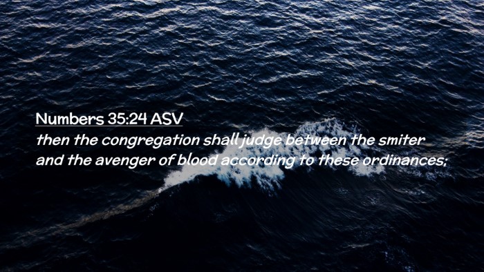 Picture 02 - Numbers 35:24 ASV Desktop Wallpaper - then the congregation shall judge between the - Desktop Bible Verse Wallpaper