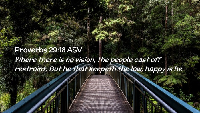 Picture 02 - Proverbs 29:18 ASV Desktop Wallpaper - Where there is no vision, the people cast off - Desktop Bible Verse Wallpaper