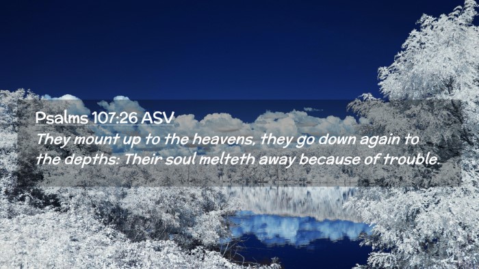 Picture 02 - Psalms 107:26 ASV Desktop Wallpaper - They mount up to the heavens, they go down again - Desktop Bible Verse Wallpaper