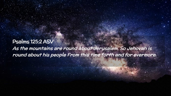 Picture 02 - Psalms 125:2 ASV Desktop Wallpaper - As the mountains are round about Jerusalem, So - Desktop Bible Verse Wallpaper