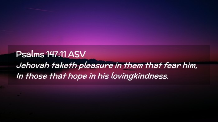 Picture 02 - Psalms 147:11 ASV Desktop Wallpaper - Jehovah taketh pleasure in them that fear him, In - Desktop Bible Verse Wallpaper