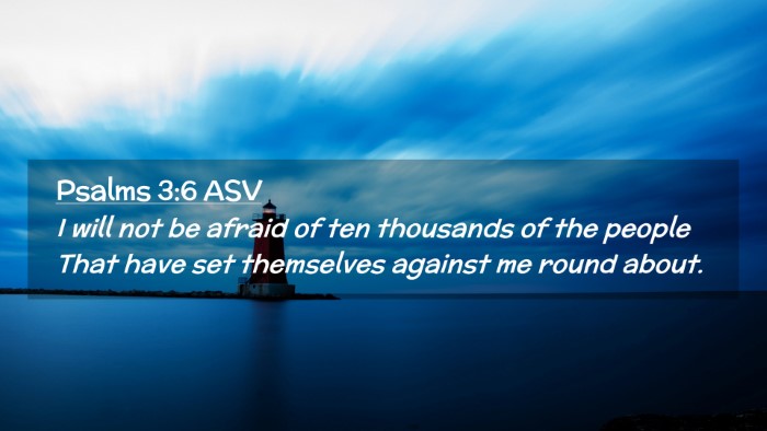 Picture 02 - Psalms 3:6 ASV Desktop Wallpaper - I will not be afraid of ten thousands of the - Desktop Bible Verse Wallpaper