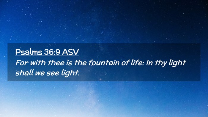 Picture 02 - Psalms 36:9 ASV Desktop Wallpaper - For with thee is the fountain of life: In thy - Desktop Bible Verse Wallpaper