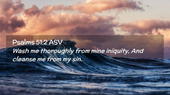 Picture 02 - Psalms 51:2 ASV Desktop Wallpaper - Wash me thoroughly from mine iniquity, And - Desktop Bible Verse Wallpaper