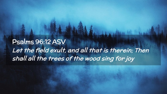 Picture 02 - Psalms 96:12 ASV Desktop Wallpaper - Let the field exult, and all that is therein; - Desktop Bible Verse Wallpaper