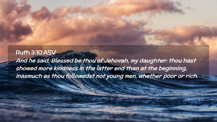 Picture 02 - Ruth 3:10 ASV Desktop Wallpaper - And he said, Blessed be thou of Jehovah, my - Desktop Bible Verse Wallpaper