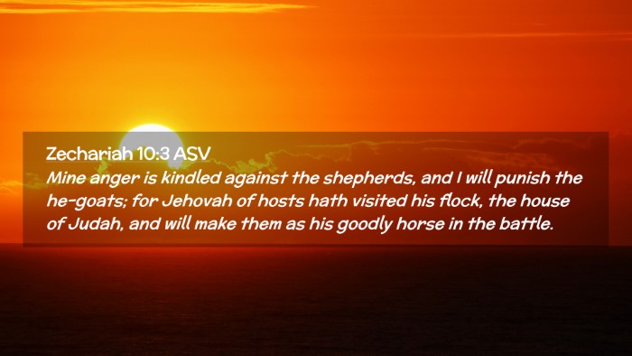 Picture 02 - Zechariah 10:3 ASV Desktop Wallpaper - Mine anger is kindled against the shepherds, and - Desktop Bible Verse Wallpaper