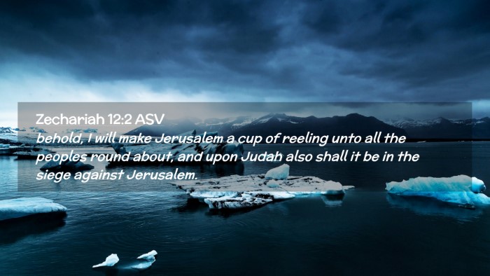 Picture 02 - Zechariah 12:2 ASV Desktop Wallpaper - behold, I will make Jerusalem a cup of reeling - Desktop Bible Verse Wallpaper