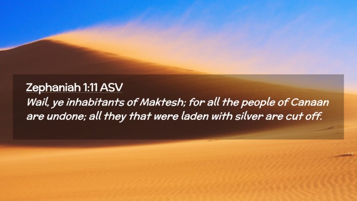 Picture 02 - Zephaniah 1:11 ASV Desktop Wallpaper - Wail, ye inhabitants of Maktesh; for all the - Desktop Bible Verse Wallpaper