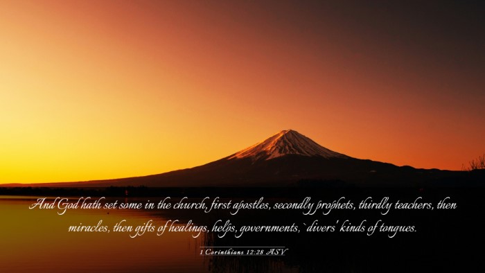 Picture 03 - 1 Corinthians 12:28 ASV Desktop Wallpaper - And God hath set some in the church, first - Desktop Bible Verse Wallpaper