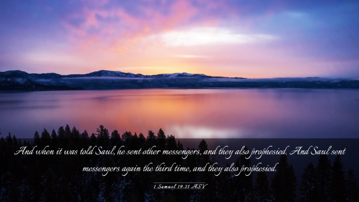 Picture 03 - 1 Samuel 19:21 ASV Desktop Wallpaper - And when it was told Saul, he sent other - Desktop Bible Verse Wallpaper