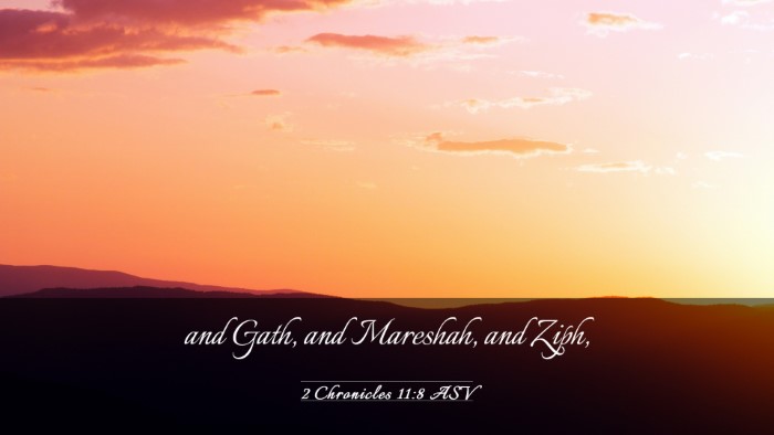 Picture 03 - 2 Chronicles 11:8 ASV Desktop Wallpaper - and Gath, and Mareshah, and - Desktop Bible Verse Wallpaper