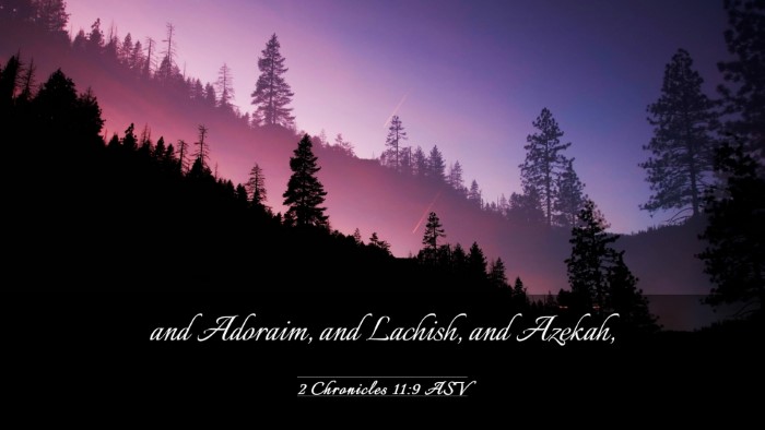 Picture 03 - 2 Chronicles 11:9 ASV Desktop Wallpaper - and Adoraim, and Lachish, and - Desktop Bible Verse Wallpaper