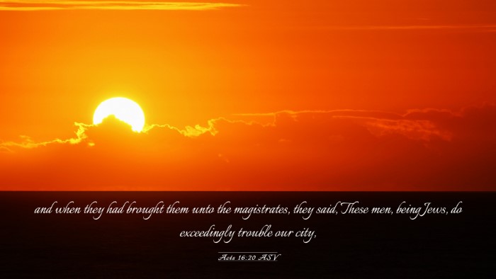Picture 03 - Acts 16:20 ASV Desktop Wallpaper - and when they had brought them unto the - Desktop Bible Verse Wallpaper