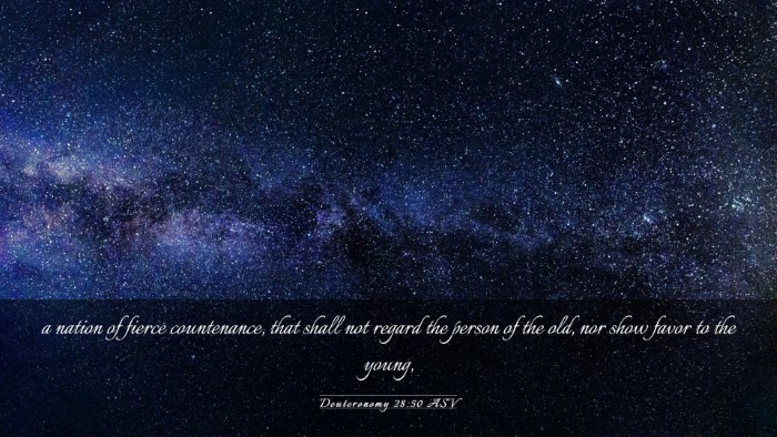 Picture 03 - Deuteronomy 28:50 ASV Desktop Wallpaper - a nation of fierce countenance, that shall not - Desktop Bible Verse Wallpaper