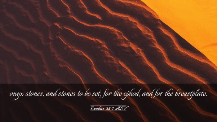 Picture 03 - Exodus 25:7 ASV Desktop Wallpaper - onyx stones, and stones to be set, for the ephod, - Desktop Bible Verse Wallpaper