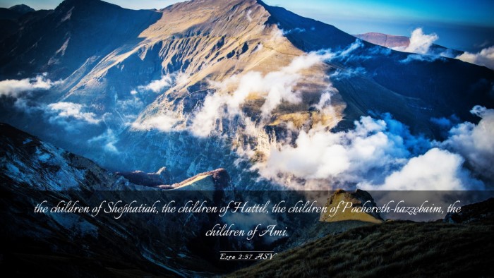 Picture 03 - Ezra 2:57 ASV Desktop Wallpaper - the children of Shephatiah, the children of - Desktop Bible Verse Wallpaper