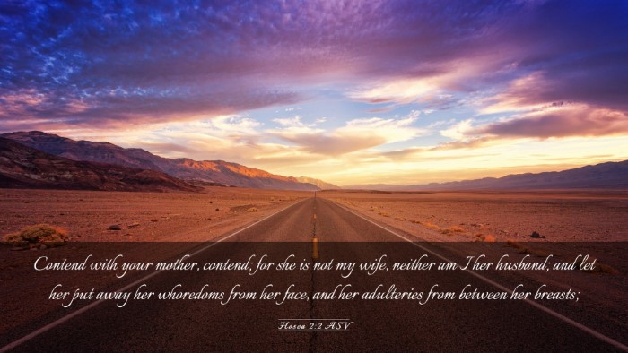Picture 03 - Hosea 2:2 ASV Desktop Wallpaper - Contend with your mother, contend; for she is not - Desktop Bible Verse Wallpaper