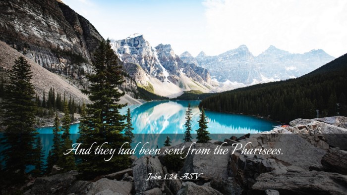 Picture 03 - John 1:24 ASV Desktop Wallpaper - And they had been sent from the - Desktop Bible Verse Wallpaper