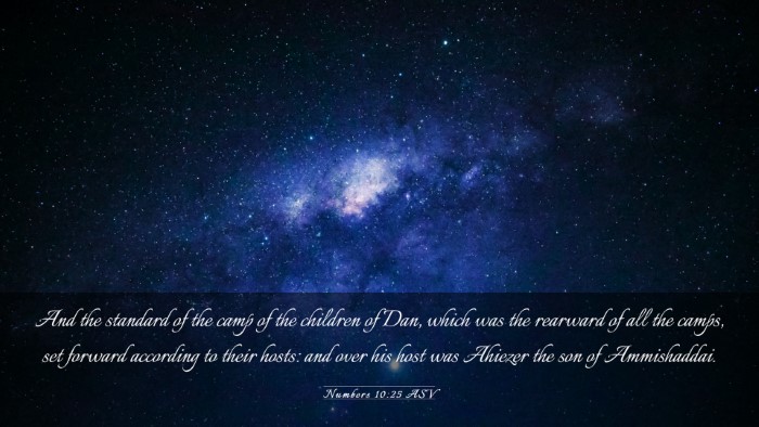 Picture 03 - Numbers 10:25 ASV Desktop Wallpaper - And the standard of the camp of the children of - Desktop Bible Verse Wallpaper
