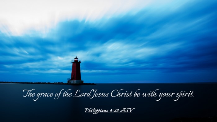 Picture 03 - Philippians 4:23 ASV Desktop Wallpaper - The grace of the Lord Jesus Christ be with your - Desktop Bible Verse Wallpaper