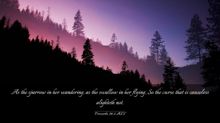 Picture 03 - Proverbs 26:2 ASV Desktop Wallpaper - As the sparrow in her wandering, as the swallow - Desktop Bible Verse Wallpaper