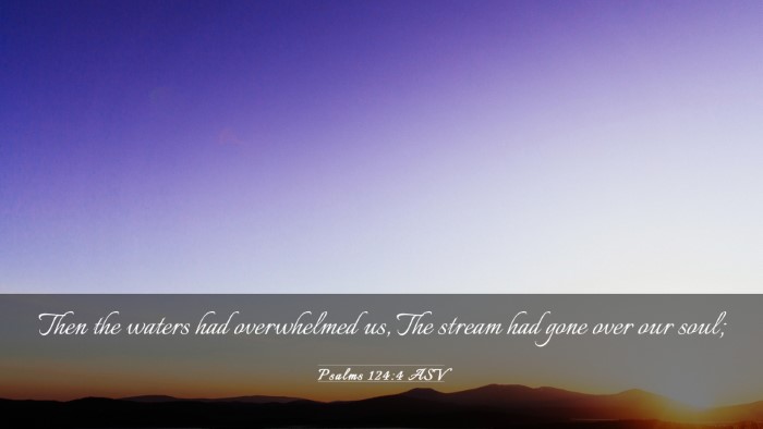 Picture 03 - Psalms 124:4 ASV Desktop Wallpaper - Then the waters had overwhelmed us, The stream - Desktop Bible Verse Wallpaper