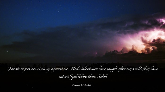 Picture 03 - Psalms 54:3 ASV Desktop Wallpaper - For strangers are risen up against me, And - Desktop Bible Verse Wallpaper