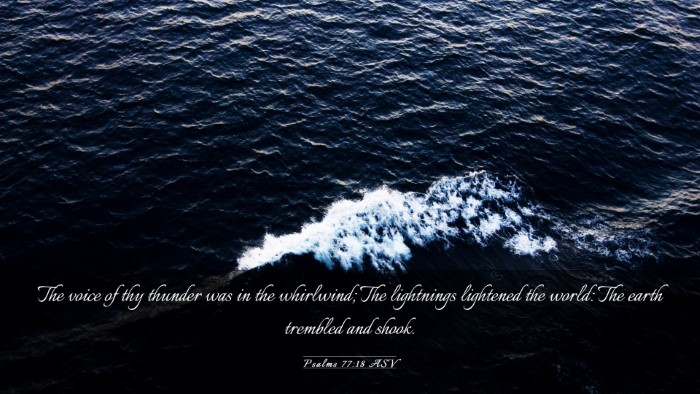Picture 03 - Psalms 77:18 ASV Desktop Wallpaper - The voice of thy thunder was in the whirlwind; - Desktop Bible Verse Wallpaper