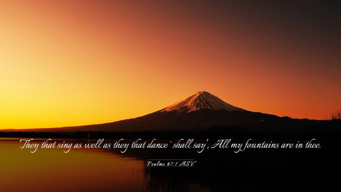 Picture 03 - Psalms 87:7 ASV Desktop Wallpaper - They that sing as well as they that dance `shall - Desktop Bible Verse Wallpaper