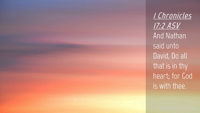 Picture 04 - 1 Chronicles 17:2 ASV Desktop Wallpaper - And Nathan said unto David, Do all that is in thy - Desktop Bible Verse Wallpaper