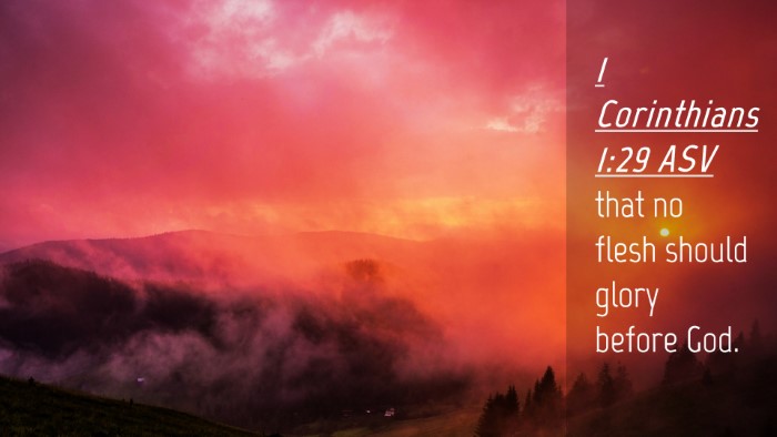 Picture 04 - 1 Corinthians 1:29 ASV Desktop Wallpaper - that no flesh should glory before - Desktop Bible Verse Wallpaper