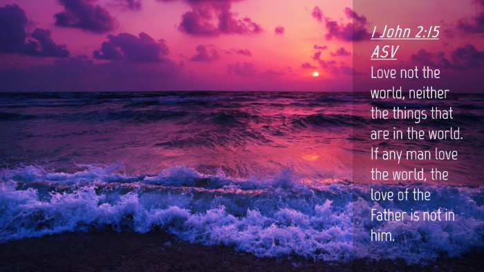 Picture 04 - 1 John 2:15 ASV Desktop Wallpaper - Love not the world, neither the things that are - Desktop Bible Verse Wallpaper