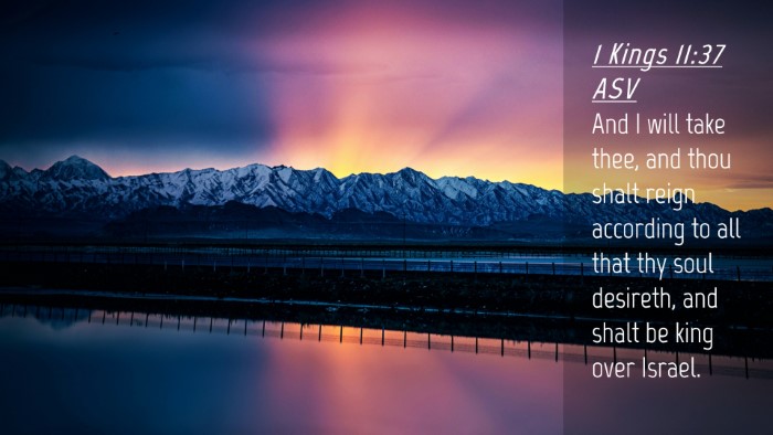 Picture 04 - 1 Kings 11:37 ASV Desktop Wallpaper - And I will take thee, and thou shalt reign - Desktop Bible Verse Wallpaper