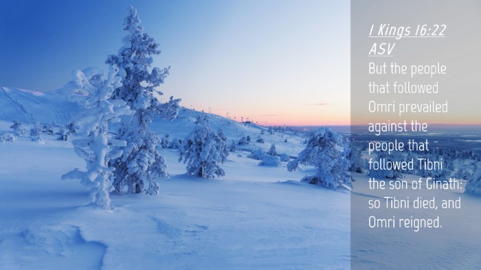 Picture 04 - 1 Kings 16:22 ASV Desktop Wallpaper - But the people that followed Omri prevailed - Desktop Bible Verse Wallpaper