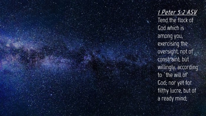 Picture 04 - 1 Peter 5:2 ASV Desktop Wallpaper - Tend the flock of God which is among you, - Desktop Bible Verse Wallpaper
