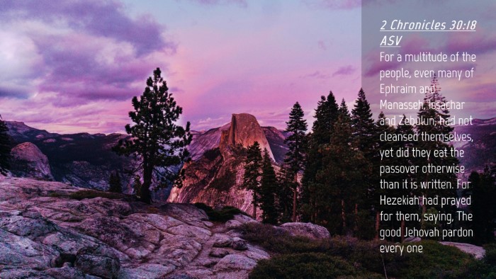 Picture 04 - 2 Chronicles 30:18 ASV Desktop Wallpaper - For a multitude of the people, even many of - Desktop Bible Verse Wallpaper