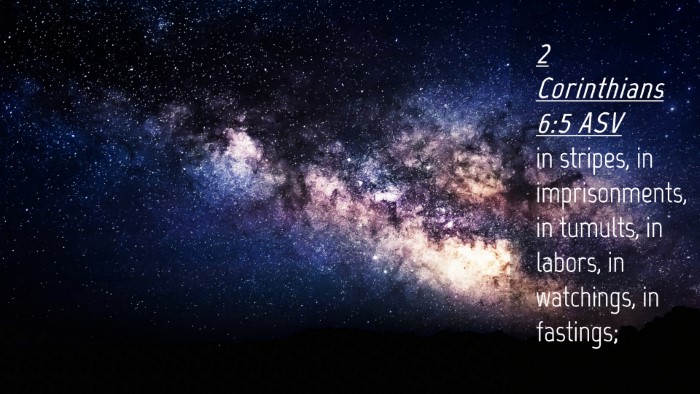 Picture 04 - 2 Corinthians 6:5 ASV Desktop Wallpaper - in stripes, in imprisonments, in tumults, in - Desktop Bible Verse Wallpaper
